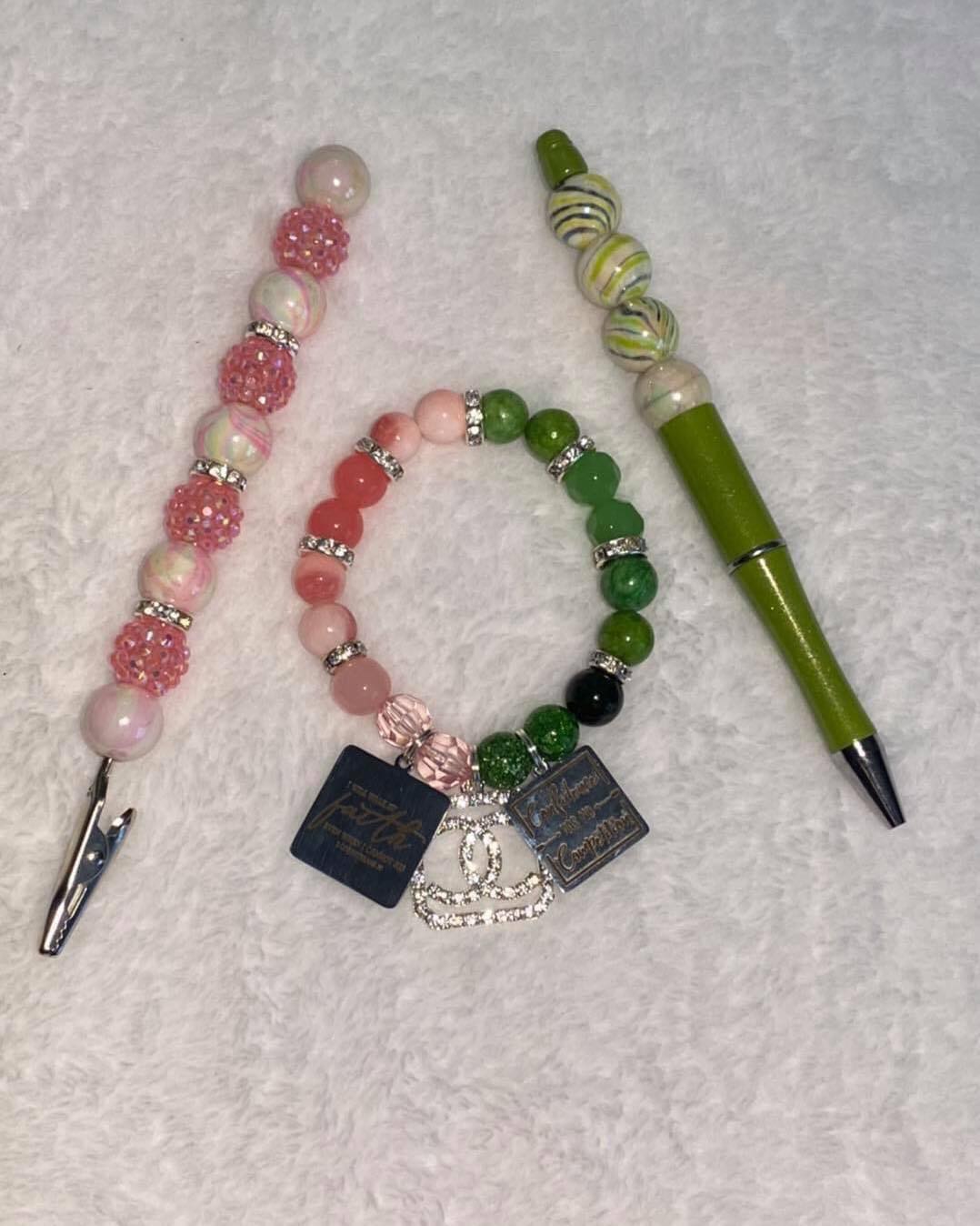 Custom Beaded Charm Bracelets