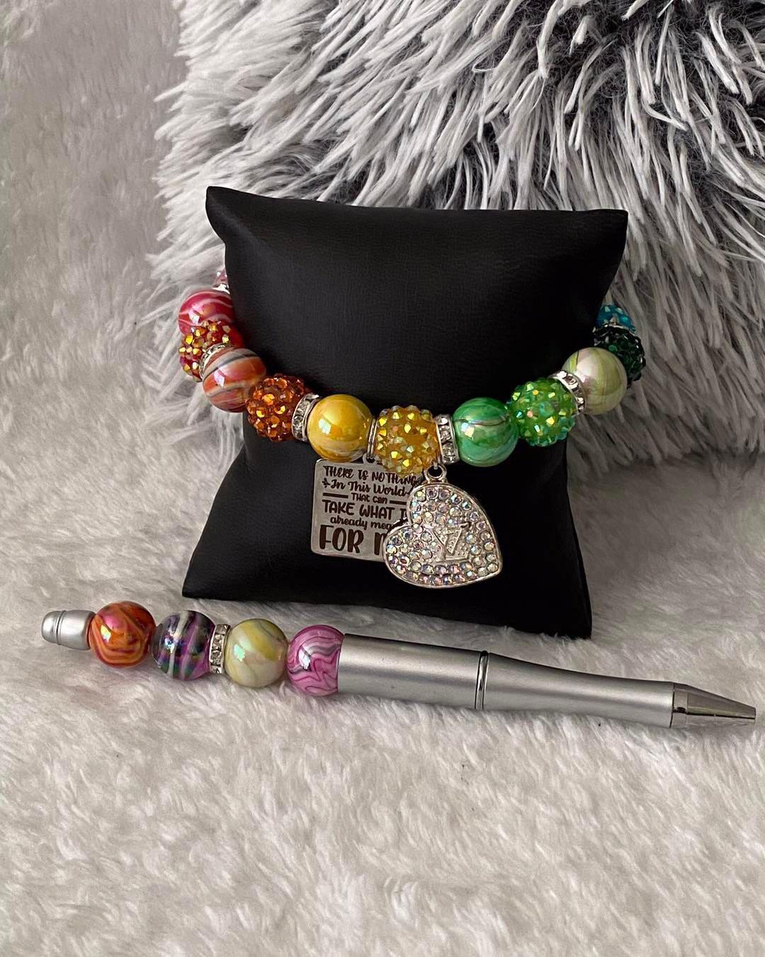 Custom Beaded Charm Bracelets