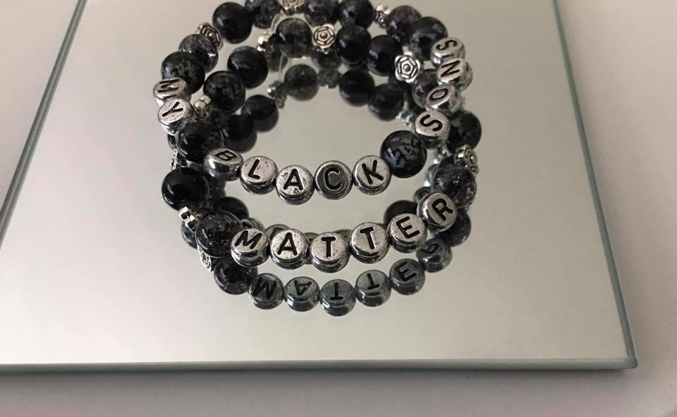 Custom Word Beaded Charm Bracelets