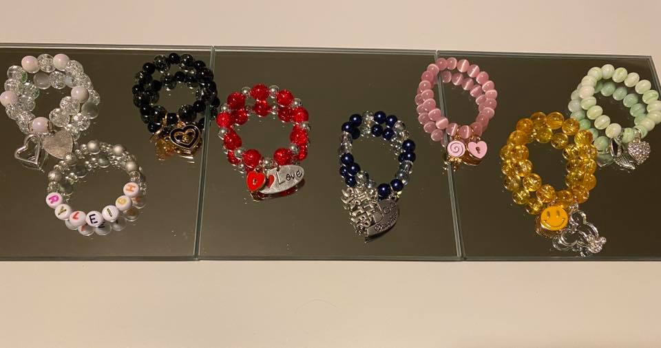 Custom Beaded Charm Bracelets