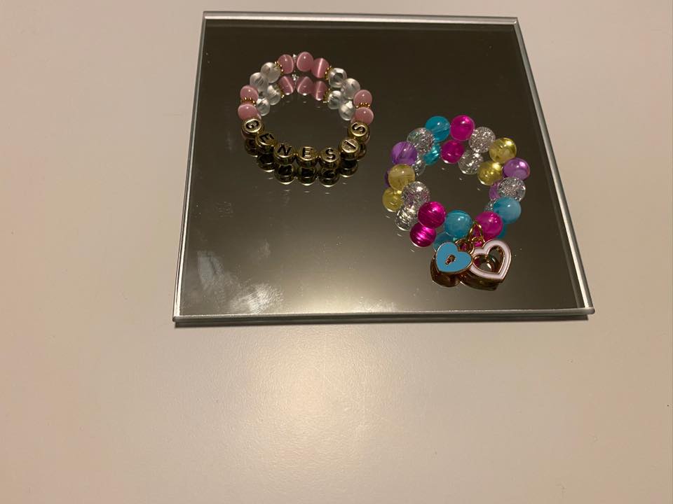 Custom Beaded Charm Bracelets