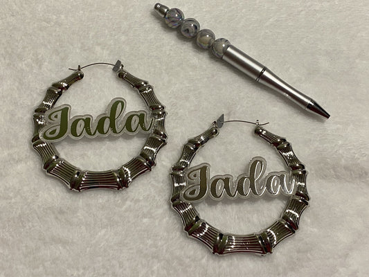 Custom Name Earrings