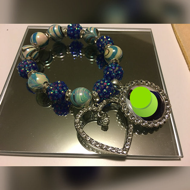 Custom Photo Beaded Bracelet