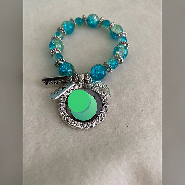 Custom Photo Beaded Bracelet